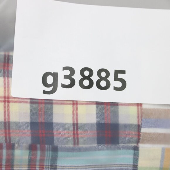 Ralph Lauren Shirt Mens Large Blake Patchwork Madras Short Sleeve Cotton Button - Picture 13 of 13